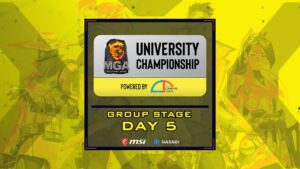MGA University Championship - Group Stage - Hari ke-5