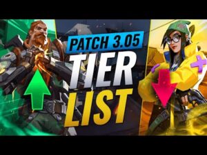 NEW UPDATE: BEST Agents TIER LIST! - Valorant Patch 3.05