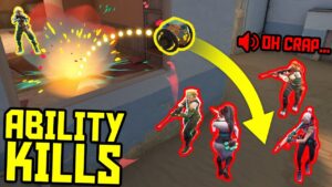 When VALORANT Players WIN GAMES Using ABILITIES ONLY... #4