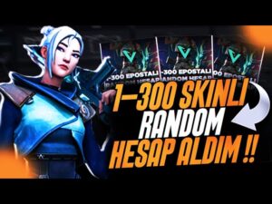 1-300 SKİNLİ RANDOM HESAP ALDIM VE İNCELEDİM ! Valorant