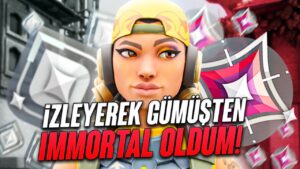 10 AYDA GÜMÜŞTEN ÖLÜMSÜZ OLAN TAKİPÇİMLE OYNADIM | VALORANT