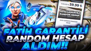 FATİH GARANTİLİ RANDOM HESAP ALDIM VE DERECELİ GİRDİM! Valorant Türkçe