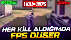 HER KİLL ALDIĞIMDA FPS DÜŞÜRDÜM! Valorant Türkçe