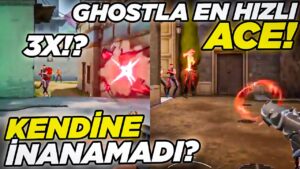 KENDİNE İNANAMADI ! - GHOST İLE EN HIZLI ACE!?!? I VALORANT TÜRKİYE EN İYİ VE EN KOMİK ANLAR#511