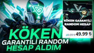 KÖKEN GARANTİLİ RANDOM HESAP ALDIM VE DERECELİ GİRDİM! Valorant Türkçe