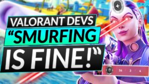 NEW UPDATE on SMURFING - WHAT??? Riot Devs Say It's FINE - Valorant Update