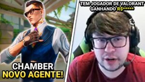 REVELADO NOVO AGENTE CHAMBER E SKINS DO ATO 3! QUANTO UM PRO PLAYER CHEGA A GANHAR? - VALORANT CLIPS
