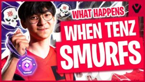 What Happens When TenZ SMURFS in Ranked Valorant Games