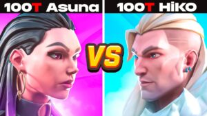 100T Asuna BULLIES 100T Hiko In VALORANT Ranked ?!