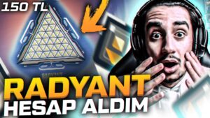 150 TL'ye FULL SKİNLİ RADYANT HESAP ALDIM !! Valorant Türkçe