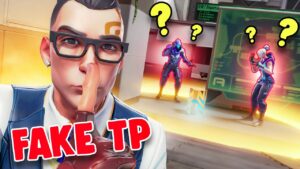 CHAMBER can FAKE TELEPORT but its actually a useless Valorant trick...