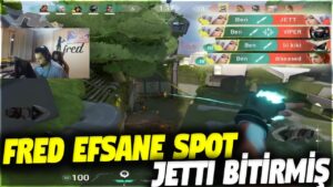 FRED FENA SPOT JETT'I BİTİRMİŞ!! MUJ BIÇ FENASAL ACE | VALORANT EN İYİ ANLAR #492