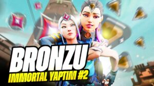 GÜMÜŞ OLDUK !! BİR BRONZU ÖLÜMSÜZ YAPTIM #2 VALORANT