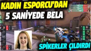 KADIN E SPORCU TURNUVADA 6 SANİYEDE BELA!! CHAMBER ÇOK GÜÇLÜ | VALORANT EN İYİ ANLAR #493