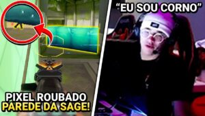 PAREDE DA SAGE ROUBADA NO MAPA FRACTURE (INIMIGOS ODEIAM) e XAND TROLLA GRINGO - VALORANT CLIPS