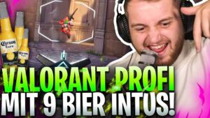 😵😨Sternhagelvoll VALORANT rasieren?! | ZIELWASSER zeigt WIRKUNG! | 10 Tage Lan-Party!