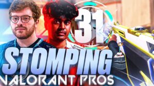 The Best 31 Kill Game Against Valorant Pros You Will See..