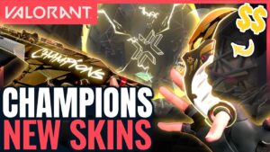 VALORANT | NEW CHAMPIONS 2021 Skins - New Bundle & Free Cosmetics (How To Get Them)