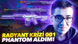YENİ RADYANT KRİZİ 001 PHANTOM ALDIM! Valorant Türkçe