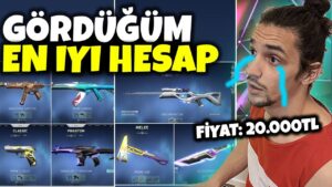 20.000 TL Değerinde  Valorant Hesabı | Gördüğüm En İyi Hesap | Valorant