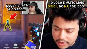 FRTTT EXPLICA A DIFERENÇA DE JOGAR NO SERVIDOR NA! KILLJOY PASSA FACA NO XAND - VALORANT CLIPS