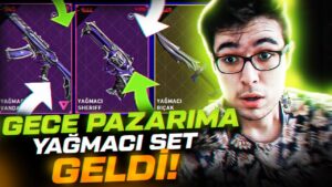 GECE PAZARIMA YAĞMACI SETİ GELDİ! 44 HESAPTA AÇTIM! Valorant Türkçe