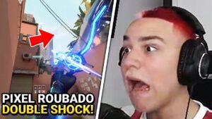 PIXEL INTELIGENTE DE SOVA BIND (DOUBLE SHOCK)! TTEUW FICA IMPRESSIONADO COM JOGADA - VALORANT CLIPS