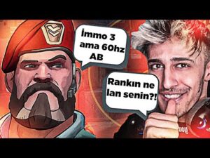 60HZ LAPTOP'TAN IMMO 3 OLAN ÇOCUK BENİ TAŞIMAYA ÇALIŞTI!😰 | VALORANT