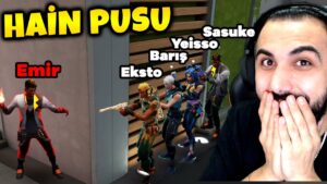 EMİR'E HAYATININ PUSUSUNU ATTIK!! BİR DAHA ARKALAMAZ... VALORANT 5v5 | Barış Can