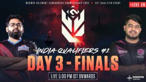 [EN] Valorant Conquerors Championship 2022 | India Qualifier #1 - Day 3 | Finals