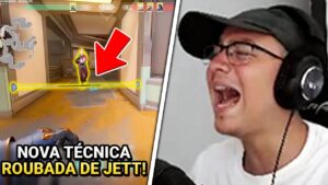 NOVA TÉCNICA ROUBADA DE JETT COM FIO DO CYPHER! JOGADA IMPRESSIONA TTEUW  - VALORANT CLIPS