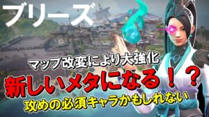【VALORANT】ブリーズの新メタ！？マップ改変後で強化されすぎたセージ壁【ブリーズ・セージ】