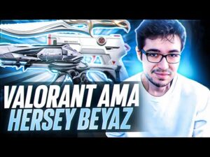VALORANT AMA HER ŞEY BEYAZ! BEYAZ SKİNLERLE JETT OYNAMAK! Valorant Türkçe
