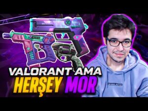 VALORANT AMA HER ŞEY MOR! MOR SKİNLERLE REYNA OYNAMAK! Valorant Türkçe