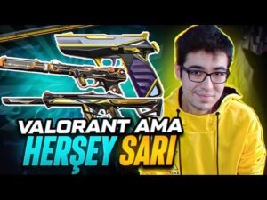 VALORANT AMA HER ŞEY SARI! SARI SKİNLERLE KİLLJOY OYNAMAK! Valorant Türkçe