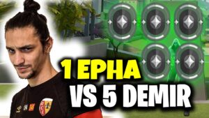1 Ölümsüz  5 Demiri yenebilir mi ? | Epha vs 5 Demir
