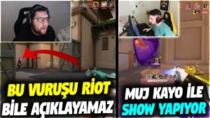 BU VURUŞU RİOT BİLE AÇIKLAYAMAZ!! MUJ KAYO İLE YOK EDİYOR | VALORANT EN İYİ ANLAR #574