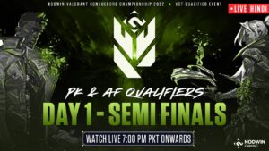 [Hindi] Valorant Conquerors Championship 2022 | PK & AF Qualifier - Day 1 | Semi Finals