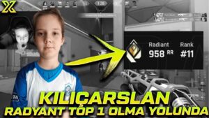 KILIÇARSLAN "ÇIKIN AİMİME!" RADYANT TOP 1'E ADIM ADIM I VALORANT EN İYİ VE EN KOMİK ANLAR #627