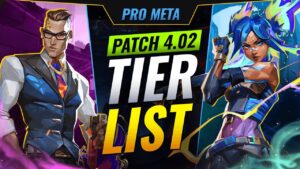 NEW UPDATE: BEST Agents Tier List For PRO Meta! - Valorant Patch 4.02