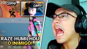 RAZE IMPRESSIONA FRTTT COM JOGADA INTELIGENTE (200qi)! TTEUW ENGANADO PELO AMIGO - VALORANT CLIPS