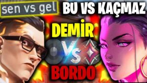 DEMİR ESPORCUYLA 1v1 VS ATTIM (ÇOK ÇEKİŞMELİ GEÇTİ) | VALORANT