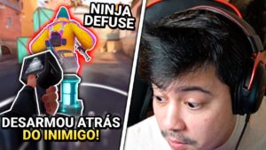 FRTTT IRÁ JOGAR PROFISSIONALMENTE ESSE ANO?! NINJA DEFUSE COM O INIMIGO DO LADO! - VALORANT CLIPS