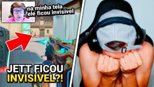 JETT INVISÍVEL?! TIXINHA FICA SEM ENTENDER... XAROLA TILTA COM TECLADO - VALORANT CLIPS