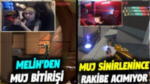 MELİH'DEN MUJ İMZA BİTİRİŞİ!! MUJ SİNİRLENİNCE RAKİBE ACIMIYOR | VALORANT EN İYİ ANLAR #612