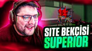 SITE BEKCISI SUPERIOR 4K ILE SITE'I KORUYOR I VALORANT EN İYİ VE EN KOMİK ANLAR #650