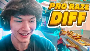 THE PRO RAZE VS RADIANT RAZE DIFF (40 KILLS?!) | Sinatraa