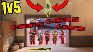 When VALORANT Players Make 200 IQ 1v5's...