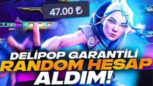 DELİPOP GARANTİLİ RANDOM HESAP ALDIM DERECELİ GİRDİM! Valorant
