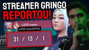 GRINGOS ACUSARAM O ASPAS DE CHEATER? ATÉ REPORTARAM! - Cortes do Valorant